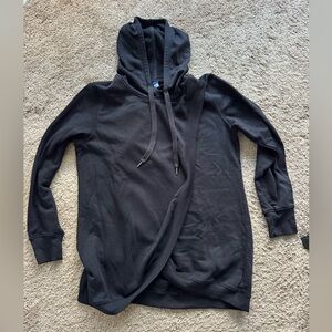 Nursing hoodie front open size L